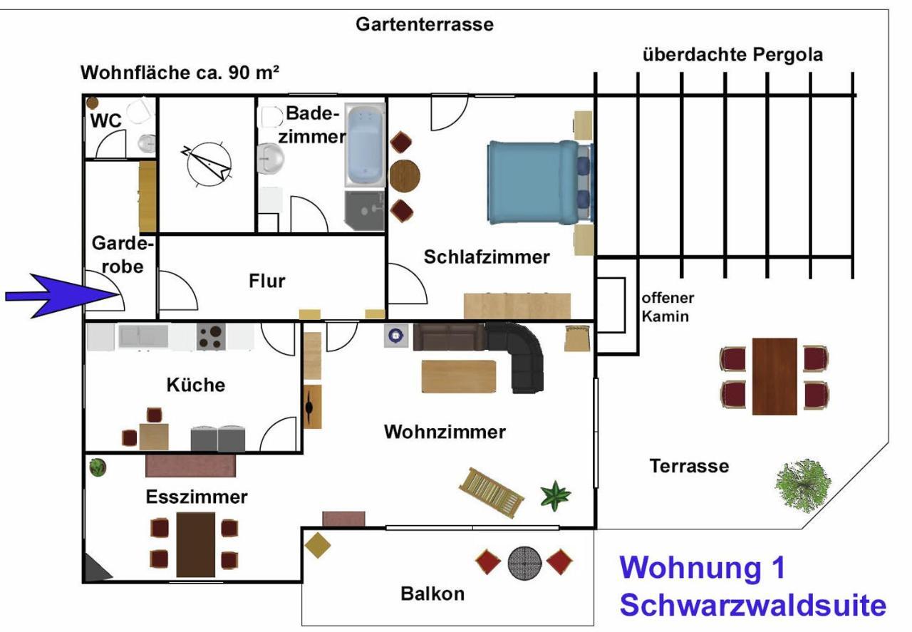 Schwarzwaelder Ferienwohnungen Зельбах Экстерьер фото